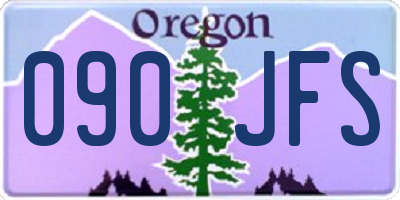 OR license plate 090JFS