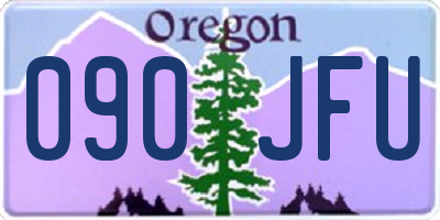 OR license plate 090JFU