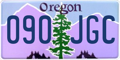 OR license plate 090JGC