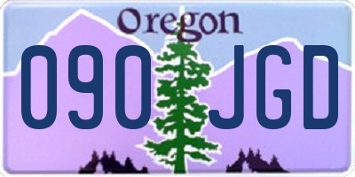 OR license plate 090JGD