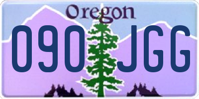 OR license plate 090JGG
