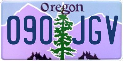 OR license plate 090JGV