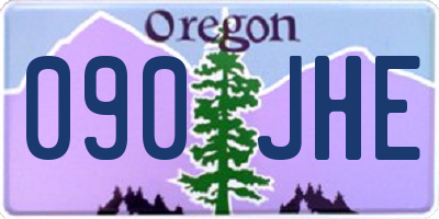 OR license plate 090JHE