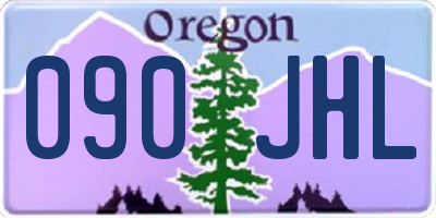 OR license plate 090JHL