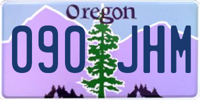 OR license plate 090JHM