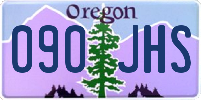 OR license plate 090JHS