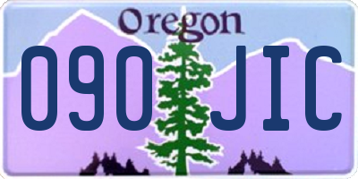 OR license plate 090JIC