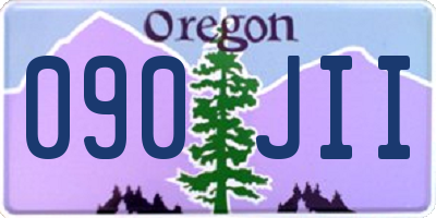 OR license plate 090JII