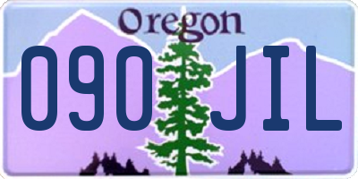 OR license plate 090JIL