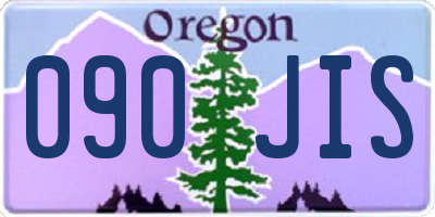 OR license plate 090JIS