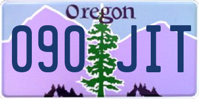 OR license plate 090JIT