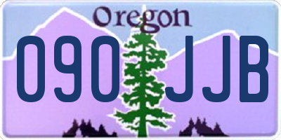 OR license plate 090JJB