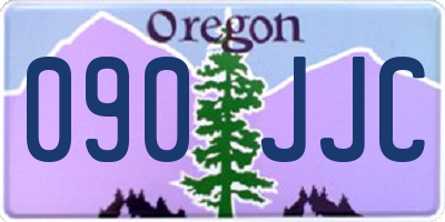 OR license plate 090JJC