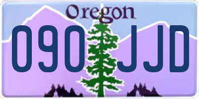 OR license plate 090JJD