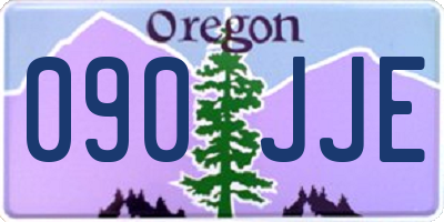 OR license plate 090JJE