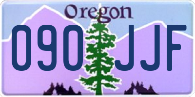 OR license plate 090JJF