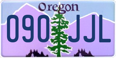 OR license plate 090JJL