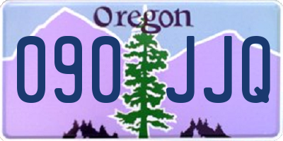 OR license plate 090JJQ