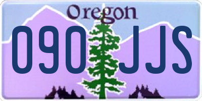 OR license plate 090JJS