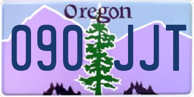 OR license plate 090JJT