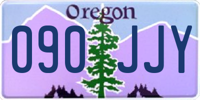OR license plate 090JJY