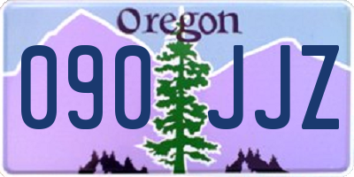 OR license plate 090JJZ