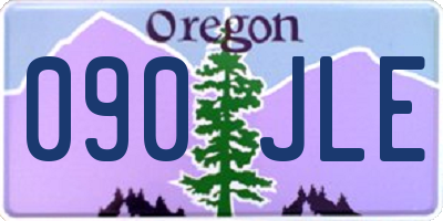 OR license plate 090JLE