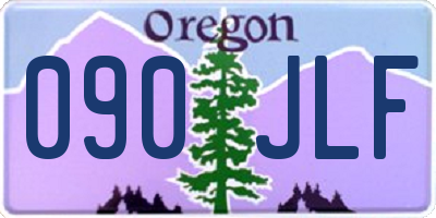 OR license plate 090JLF
