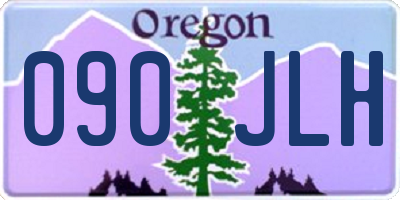 OR license plate 090JLH