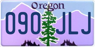 OR license plate 090JLJ