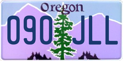OR license plate 090JLL