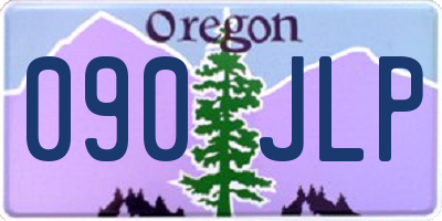 OR license plate 090JLP