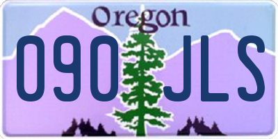 OR license plate 090JLS