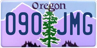 OR license plate 090JMG