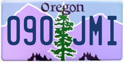 OR license plate 090JMI