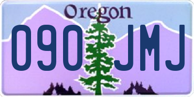 OR license plate 090JMJ
