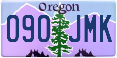 OR license plate 090JMK
