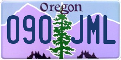 OR license plate 090JML