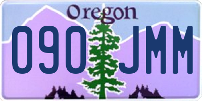 OR license plate 090JMM
