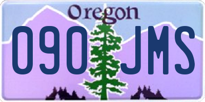 OR license plate 090JMS