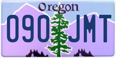 OR license plate 090JMT