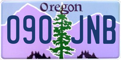 OR license plate 090JNB