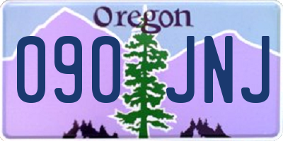 OR license plate 090JNJ