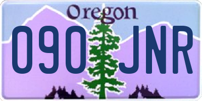 OR license plate 090JNR
