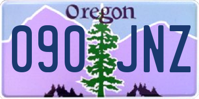OR license plate 090JNZ
