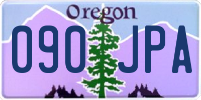 OR license plate 090JPA