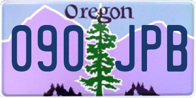 OR license plate 090JPB