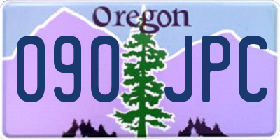 OR license plate 090JPC