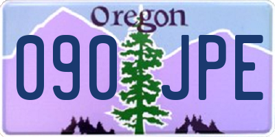 OR license plate 090JPE
