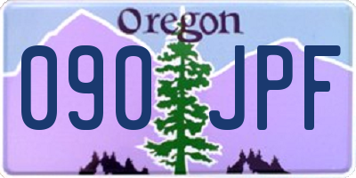 OR license plate 090JPF